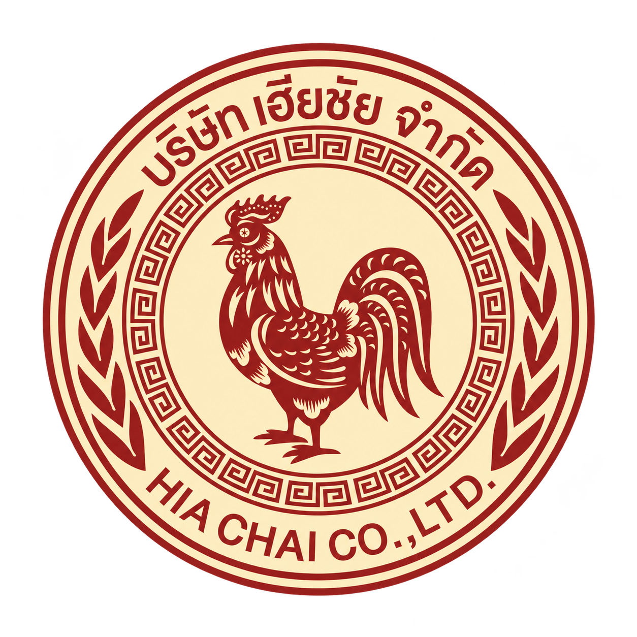 ตราบริษัท เฮียชัย จำกัด HIA CHAI CO., LTD.